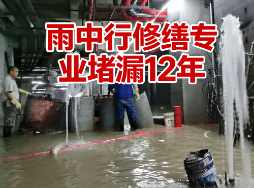 长寿地下室防水堵漏案例